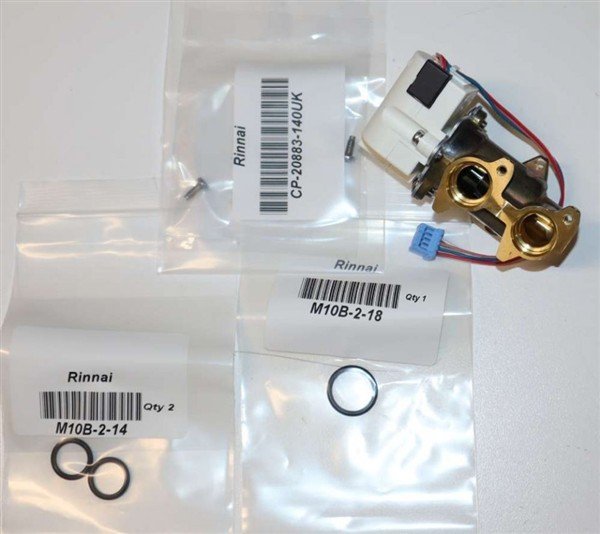 Rinnai OEM 104000242 Bypass Servo Assembly Kit Compatible with Rinnai Tankless & Heaters