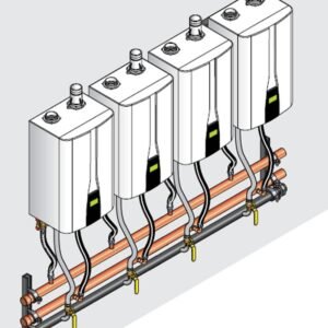 Navien OEM 30019043A Ready-Link Manifold - 4 Side-By-Side